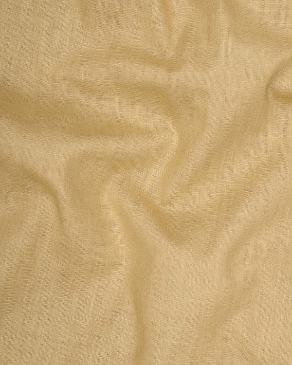 Laser Golden Premium Linen Kurta Shirt