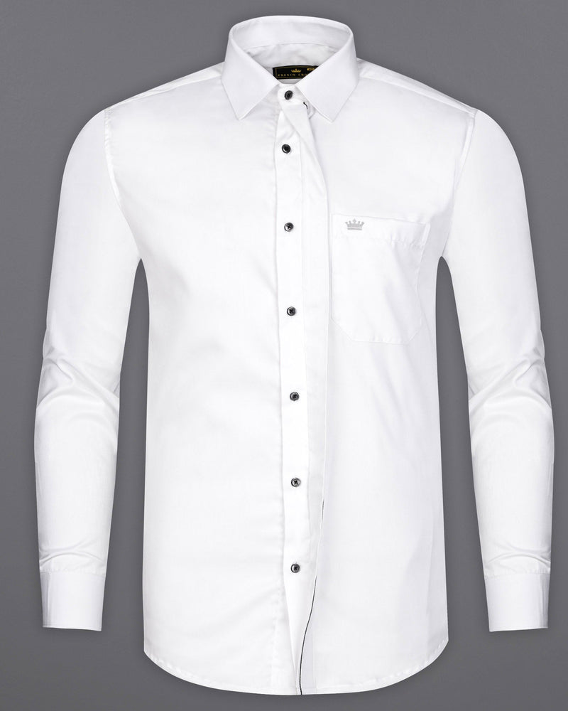 Bright White with Black Thread Work Royal Oxford Designer Shirt 9526-BLK-P418-38, 9526-BLK-P418-H-38, 9526-BLK-P418-39, 9526-BLK-P418-H-39, 9526-BLK-P418-40, 9526-BLK-P418-H-40, 9526-BLK-P418-42, 9526-BLK-P418-H-42, 9526-BLK-P418-44, 9526-BLK-P418-H-44, 9526-BLK-P418-46, 9526-BLK-P418-H-46, 9526-BLK-P418-48, 9526-BLK-P418-H-48, 9526-BLK-P418-50, 9526-BLK-P418-H-50, 9526-BLK-P418-52, 9526-BLK-P418-H-52
