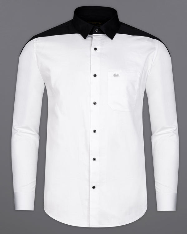 Bright White and Black Super Soft Premium Cotton Designer Shirt 9548-BLK-P586-38, 9548-BLK-P586-H-38, 9548-BLK-P586-39, 9548-BLK-P586-H-39, 9548-BLK-P586-40, 9548-BLK-P586-H-40, 9548-BLK-P586-42, 9548-BLK-P586-H-42, 9548-BLK-P586-44, 9548-BLK-P586-H-44, 9548-BLK-P586-46, 9548-BLK-P586-H-46, 9548-BLK-P586-48, 9548-BLK-P586-H-48, 9548-BLK-P586-50, 9548-BLK-P586-H-50, 9548-BLK-P586-52, 9548-BLK-P586-H-52