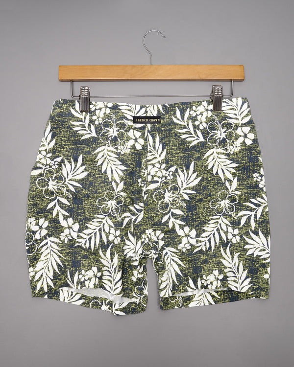 Mint Julep Leaves Printed and Desert Storm Printed Tencel Boxers CBX354-28, CBX354-30, CBX354-32, CBX354-34, CBX354-36, CBX354-38, CBX354-40, CBX354-42, CBX354-44
