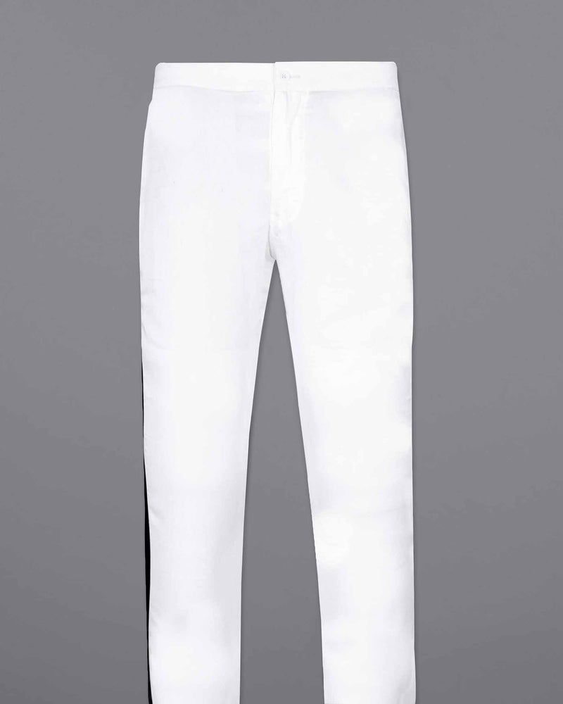 Bright White Super Soft Premium Cotton Designer Lounge Pant LP168-28, LP168-30, LP168-32, LP168-34, LP168-36, LP168-38, LP168-40, LP168-42, LP168-44