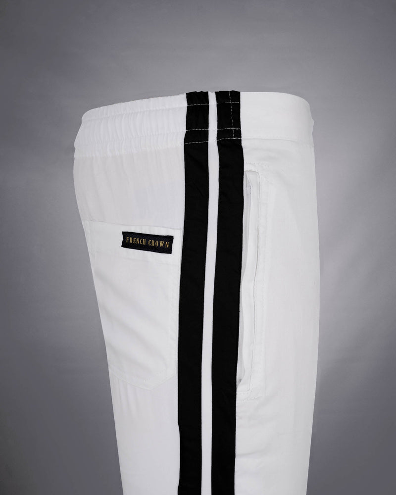 Bright White Super Soft Premium Cotton Designer Lounge Pant LP168-28, LP168-30, LP168-32, LP168-34, LP168-36, LP168-38, LP168-40, LP168-42, LP168-44