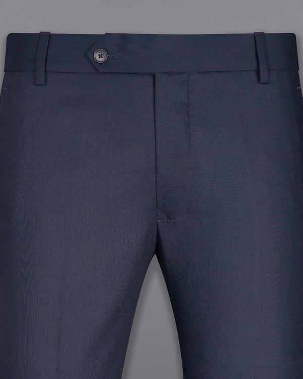 Navy Micro Textured Formal Pant T1697-28, T1697-30, T1697-32, T1697-34, T1697-36, T1697-38, T1697-40, T1697-42, T1697-44