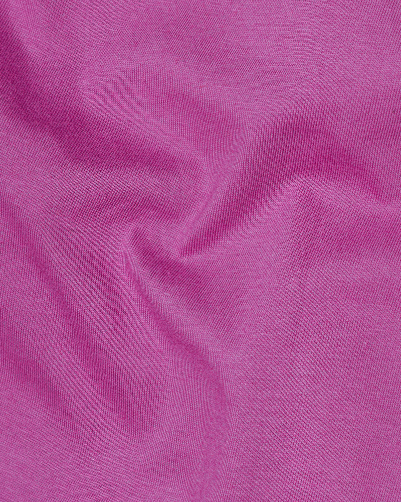 Bashful Pink Rubber Printed Super Soft Organic Cotton Sweatshirt