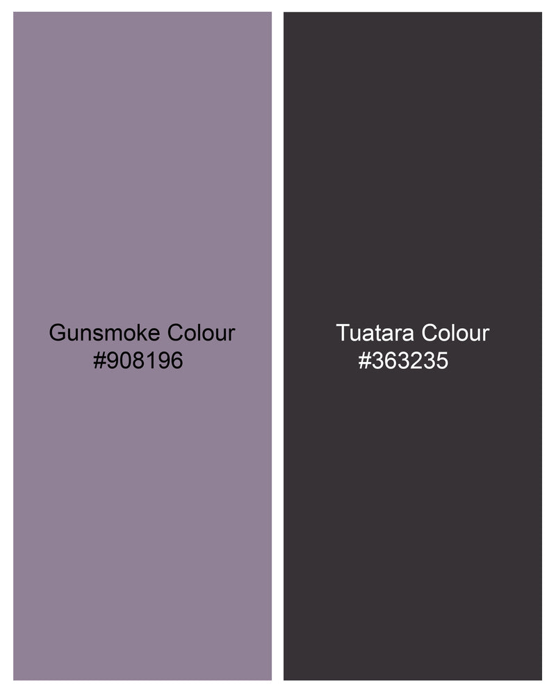 Gunsmoke Purple with Brown Plaid Designer Waistcoat V2371-36, V2371-38, V2371-40, V2371-42, V2371-44, V2371-46, V2371-48, V2371-50, V2371-52, V2371-54, V2371-56, V2371-58, V2371-60