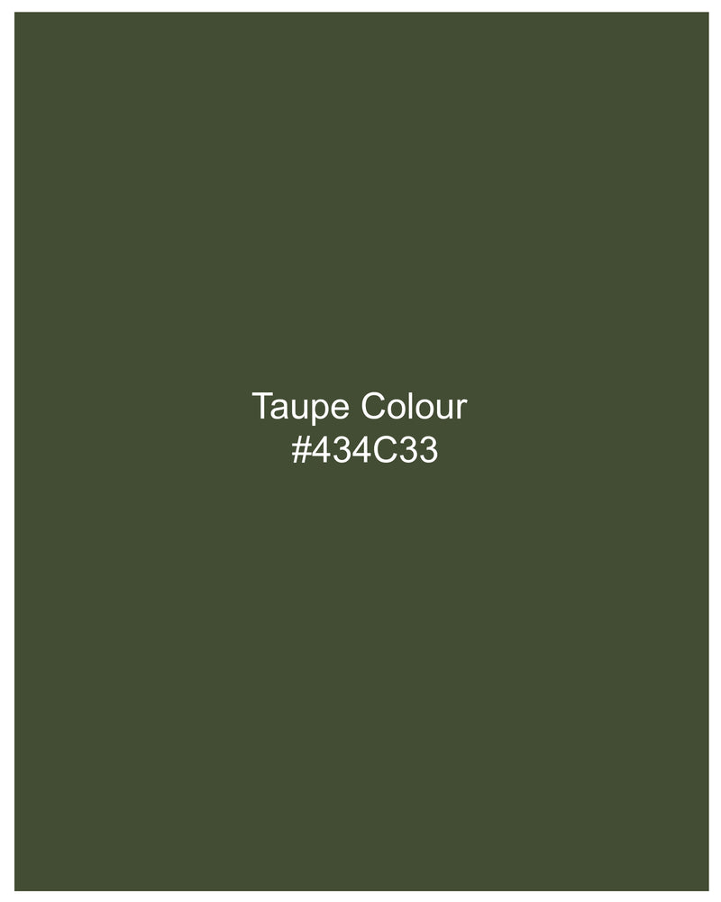 Taupe Green Printed Viscose Shrug