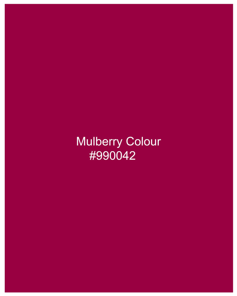 Mulberry Pink Viscose Crop Top
