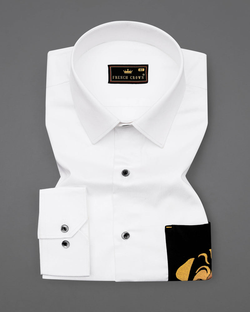 Bright White with Black Pocket and Puppy Embroidered Super Soft Premium Cotton Shirt 1062-BLK-P492-38, 1062-BLK-P492-H-38, 1062-BLK-P492-39, 1062-BLK-P492-H-39, 1062-BLK-P492-40, 1062-BLK-P492-H-40, 1062-BLK-P492-42, 1062-BLK-P492-H-42, 1062-BLK-P492-44, 1062-BLK-P492-H-44, 1062-BLK-P492-46, 1062-BLK-P492-H-46, 1062-BLK-P492-48, 1062-BLK-P492-H-48, 1062-BLK-P492-50, 1062-BLK-P492-H-50, 1062-BLK-P492-52, 1062-BLK-P492-H-52