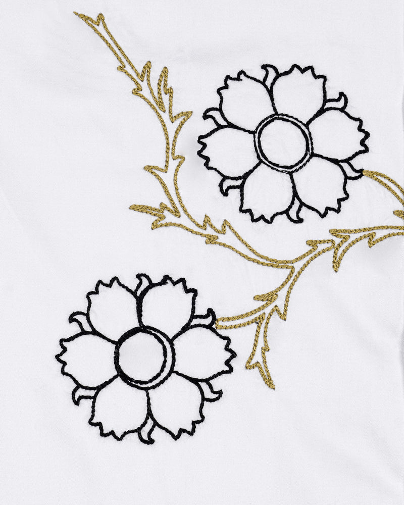 Bright White Floral Embroidered Super Soft Premium Cotton Shirt 1062-BLK-P495-38, 1062-BLK-P495-H-38, 1062-BLK-P495-39, 1062-BLK-P495-H-39, 1062-BLK-P495-40, 1062-BLK-P495-H-40, 1062-BLK-P495-42, 1062-BLK-P495-H-42, 1062-BLK-P495-44, 1062-BLK-P495-H-44, 1062-BLK-P495-46, 1062-BLK-P495-H-46, 1062-BLK-P495-48, 1062-BLK-P495-H-48, 1062-BLK-P495-50, 1062-BLK-P495-H-50, 1062-BLK-P495-52, 1062-BLK-P495-H-52