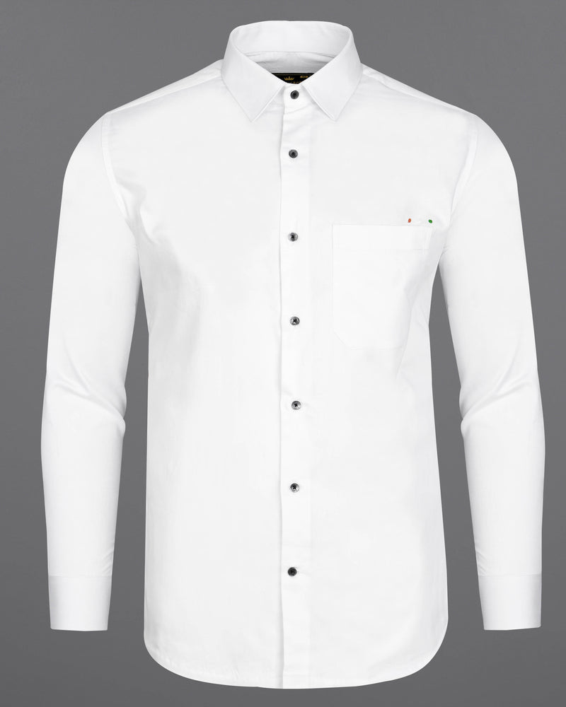 Bright White with Tricolour Embroidered Above Pocket Super Soft Premium Cotton Shirt 1062-BLK-P570-3P-38, 1062-BLK-P570-3P-H-38, 1062-BLK-P570-3P-39, 1062-BLK-P570-3P-H-39, 1062-BLK-P570-3P-40, 1062-BLK-P570-3P-H-40, 1062-BLK-P570-3P-42, 1062-BLK-P570-3P-H-42, 1062-BLK-P570-3P-44, 1062-BLK-P570-3P-H-44, 1062-BLK-P570-3P-46, 1062-BLK-P570-3P-H-46, 1062-BLK-P570-3P-48, 1062-BLK-P570-3P-H-48, 1062-BLK-P570-3P-50, 1062-BLK-P570-3P-H-50, 1062-BLK-P570-3P-52, 1062-BLK-P570-3P-H-52