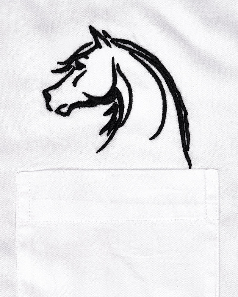 Bright White Horse Embroidered Super Soft Premium Cotton Kurta Shirt 2670-KS-E026-38, 2670-KS-E026-H-38, 2670-KS-E026-39, 2670-KS-E026-H-39, 2670-KS-E026-40, 2670-KS-E026-H-40, 2670-KS-E026-42, 2670-KS-E026-H-42, 2670-KS-E026-44, 2670-KS-E026-H-44, 2670-KS-E026-46, 2670-KS-E026-H-46, 2670-KS-E026-48, 2670-KS-E026-H-48, 2670-KS-E026-50, 2670-KS-E026-H-50, 2670-KS-E026-52, 2670-KS-E026-H-52