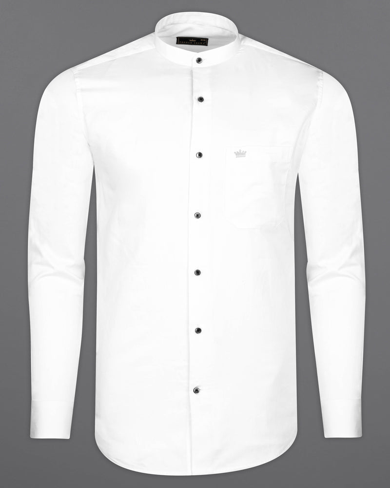 Bright White Premium Giza Cotton shirt