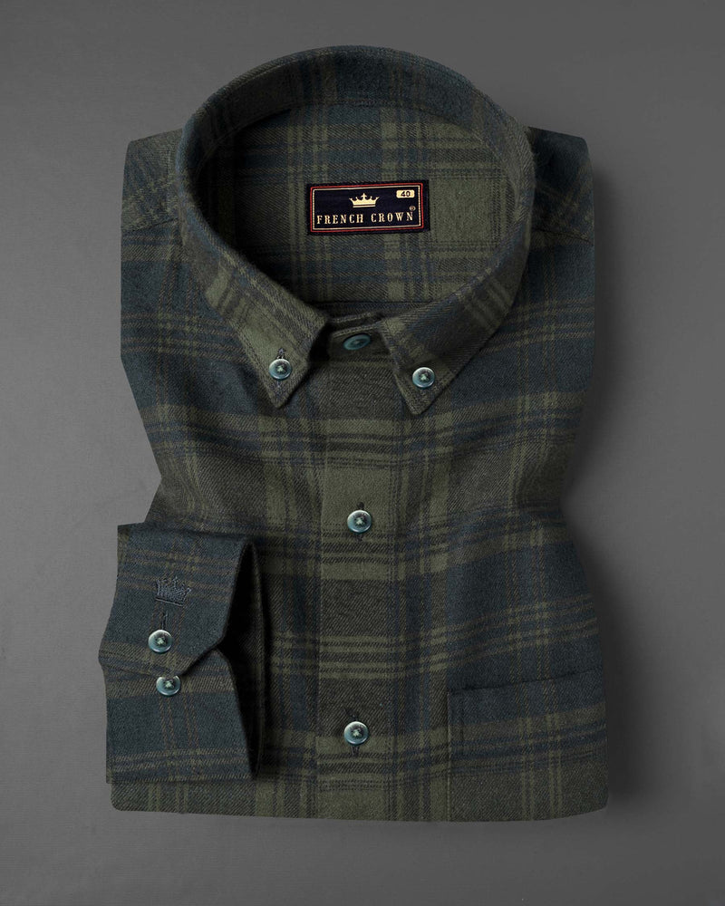 Finch Green tonal Plaid Premium Cotton Flannel Shirt 5088-BD-GR-38, 5088-BD-GR-H-38, 5088-BD-GR-39, 5088-BD-GR-H-39, 5088-BD-GR-40, 5088-BD-GR-H-40, 5088-BD-GR-42, 5088-BD-GR-H-42, 5088-BD-GR-44, 5088-BD-GR-H-44, 5088-BD-GR-46, 5088-BD-GR-H-46, 5088-BD-GR-48, 5088-BD-GR-H-48, 5088-BD-GR-50, 5088-BD-GR-H-50, 5088-BD-GR-52, 5088-BD-GR-H-52