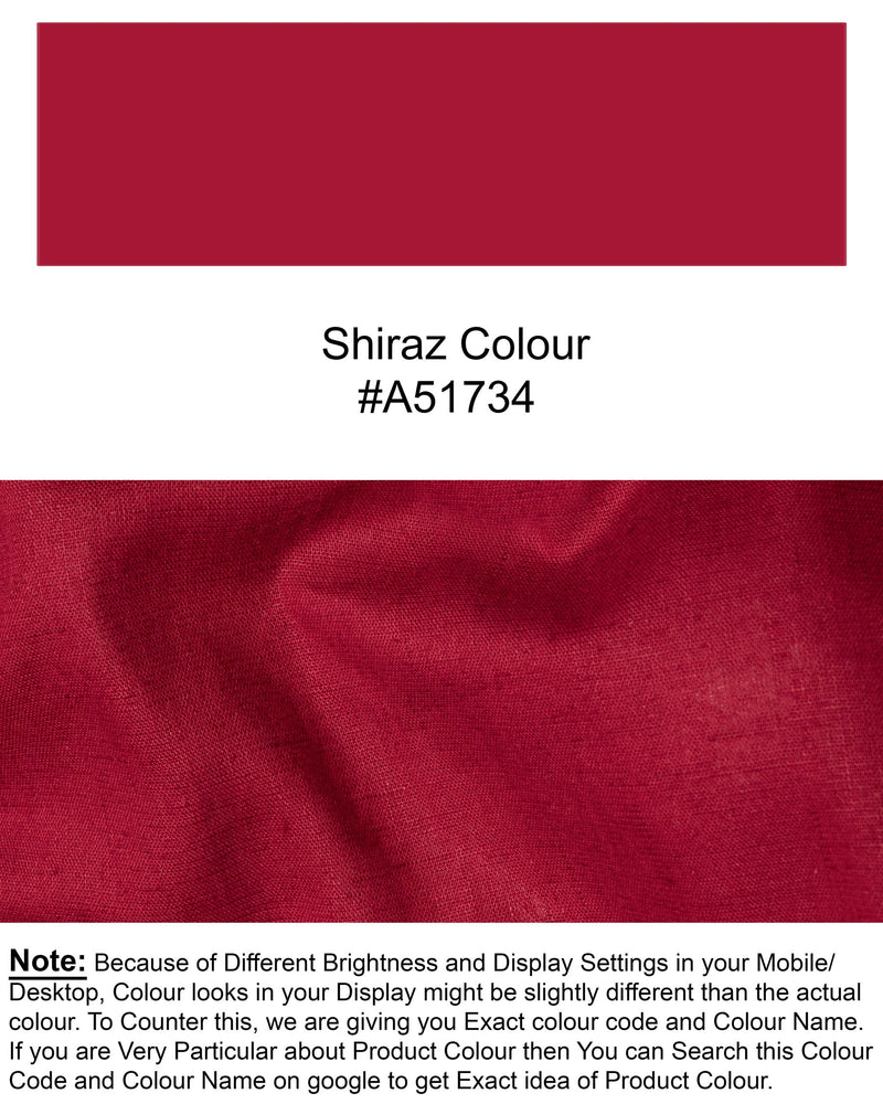Shiraz Red Luxurious Linen Shirt 5453-M-38, 5453-M-H-38, 5453-M-39, 5453-M-H-39, 5453-M-40, 5453-M-H-40, 5453-M-42, 5453-M-H-42, 5453-M-44, 5453-M-H-44, 5453-M-46, 5453-M-H-46, 5453-M-48, 5453-M-H-48, 5453-M-50, 5453-M-H-50, 5453-M-52, 5453-M-H-52
