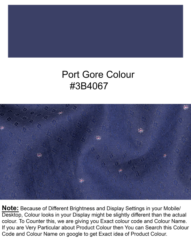 Port Gore Blue Jacquard Textured Premium Giza Cotton Shirt 5496-CA-38, 5496-CA-H-38, 5496-CA-39, 5496-CA-H-39, 5496-CA-40, 5496-CA-H-40, 5496-CA-42, 5496-CA-H-42, 5496-CA-44, 5496-CA-H-44, 5496-CA-46, 5496-CA-H-46, 5496-CA-48, 5496-CA-H-48, 5496-CA-50, 5496-CA-H-50, 5496-CA-52, 5496-CA-H-52