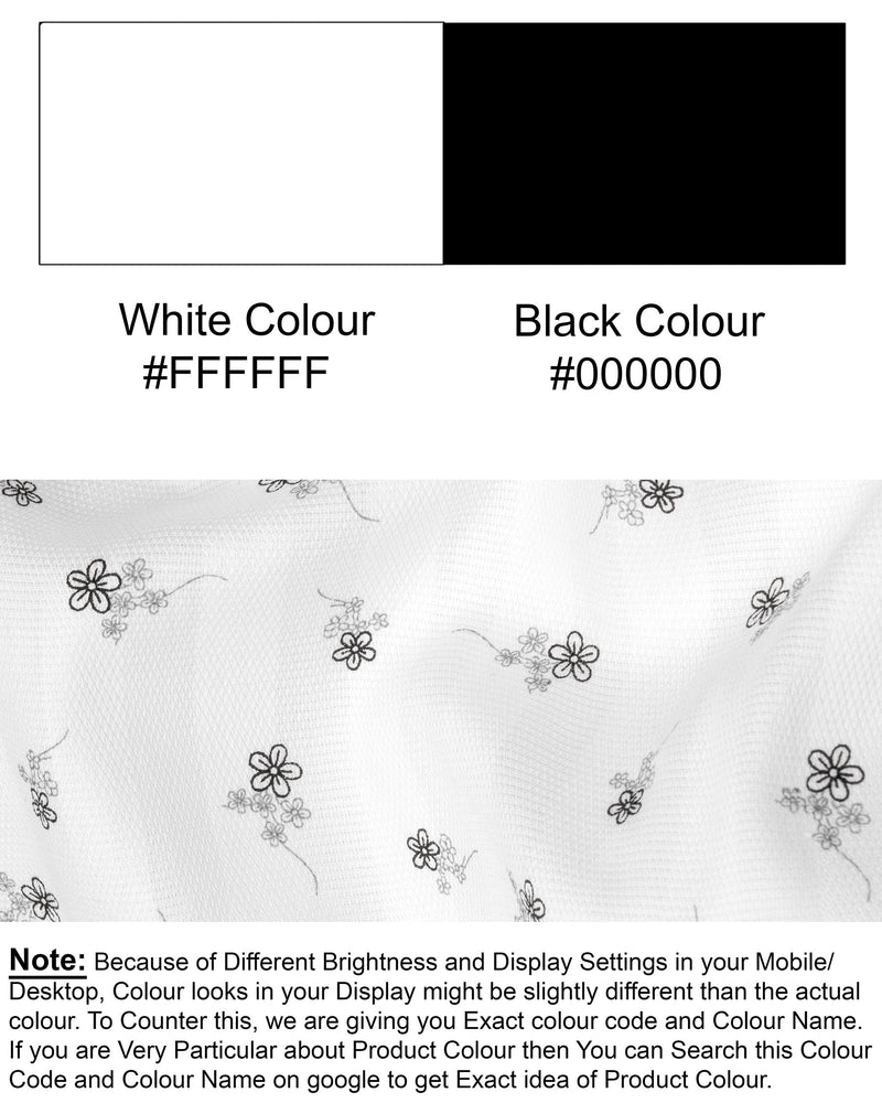 Bright White Floral Printed Dobby Textured Premium Giza Cotton Shirt 5527-BLK-38, 5527-BLK-H-38, 5527-BLK-39, 5527-BLK-H-39, 5527-BLK-40, 5527-BLK-H-40, 5527-BLK-42, 5527-BLK-H-42, 5527-BLK-44, 5527-BLK-H-44, 5527-BLK-46, 5527-BLK-H-46, 5527-BLK-48, 5527-BLK-H-48, 5527-BLK-50, 5527-BLK-H-50, 5527-BLK-52, 5527-BLK-H-52