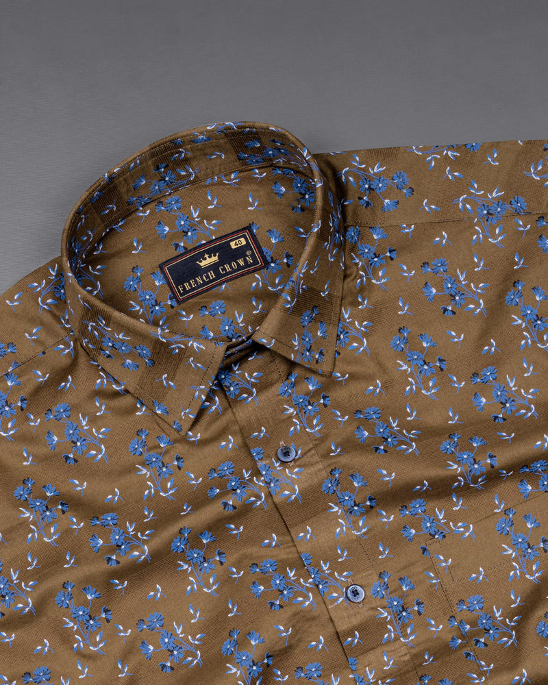 Leather Brown Floral Printed Dobby Textured Premium Giza Cotton Shirt 5529-BLE-38, 5529-BLE-H-38, 5529-BLE-39, 5529-BLE-H-39, 5529-BLE-40, 5529-BLE-H-40, 5529-BLE-42, 5529-BLE-H-42, 5529-BLE-44, 5529-BLE-H-44, 5529-BLE-46, 5529-BLE-H-46, 5529-BLE-48, 5529-BLE-H-48, 5529-BLE-50, 5529-BLE-H-50, 5529-BLE-52, 5529-BLE-H-52