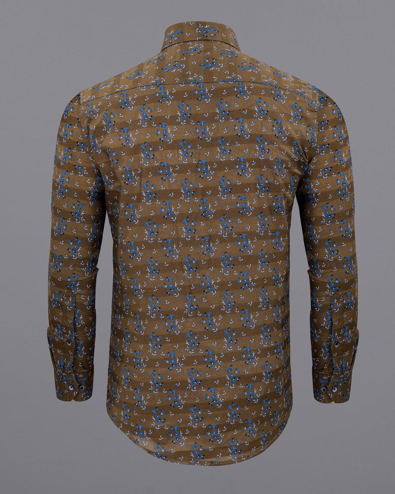 Leather Brown Floral Printed Dobby Textured Premium Giza Cotton Shirt 5529-BLE-38, 5529-BLE-H-38, 5529-BLE-39, 5529-BLE-H-39, 5529-BLE-40, 5529-BLE-H-40, 5529-BLE-42, 5529-BLE-H-42, 5529-BLE-44, 5529-BLE-H-44, 5529-BLE-46, 5529-BLE-H-46, 5529-BLE-48, 5529-BLE-H-48, 5529-BLE-50, 5529-BLE-H-50, 5529-BLE-52, 5529-BLE-H-52