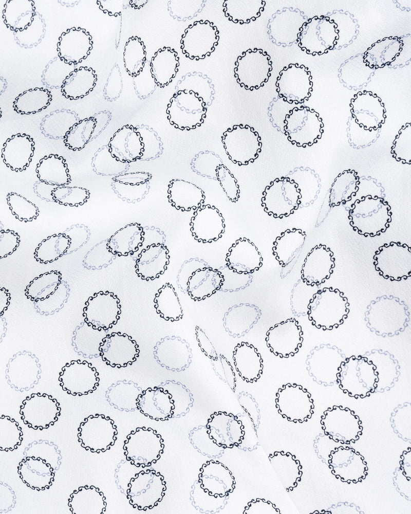 Bright White Circles Printed Dobby Textured Premium Giza Cotton Shirt 5552-BLK-38, 5552-BLK-H-38, 5552-BLK-39, 5552-BLK-H-39, 5552-BLK-40, 5552-BLK-H-40, 5552-BLK-42, 5552-BLK-H-42, 5552-BLK-44, 5552-BLK-H-44, 5552-BLK-46, 5552-BLK-H-46, 5552-BLK-48, 5552-BLK-H-48, 5552-BLK-50, 5552-BLK-H-50, 5552-BLK-52, 5552-BLK-H-52