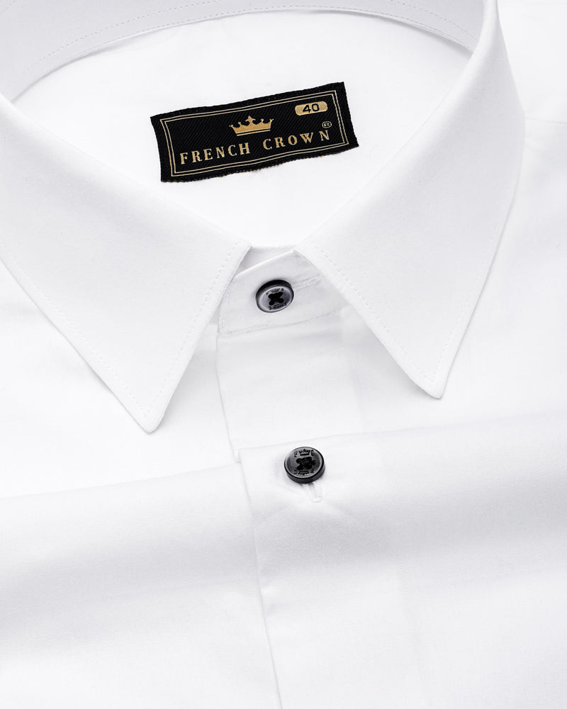 Bright White Premium Cotton Shirt