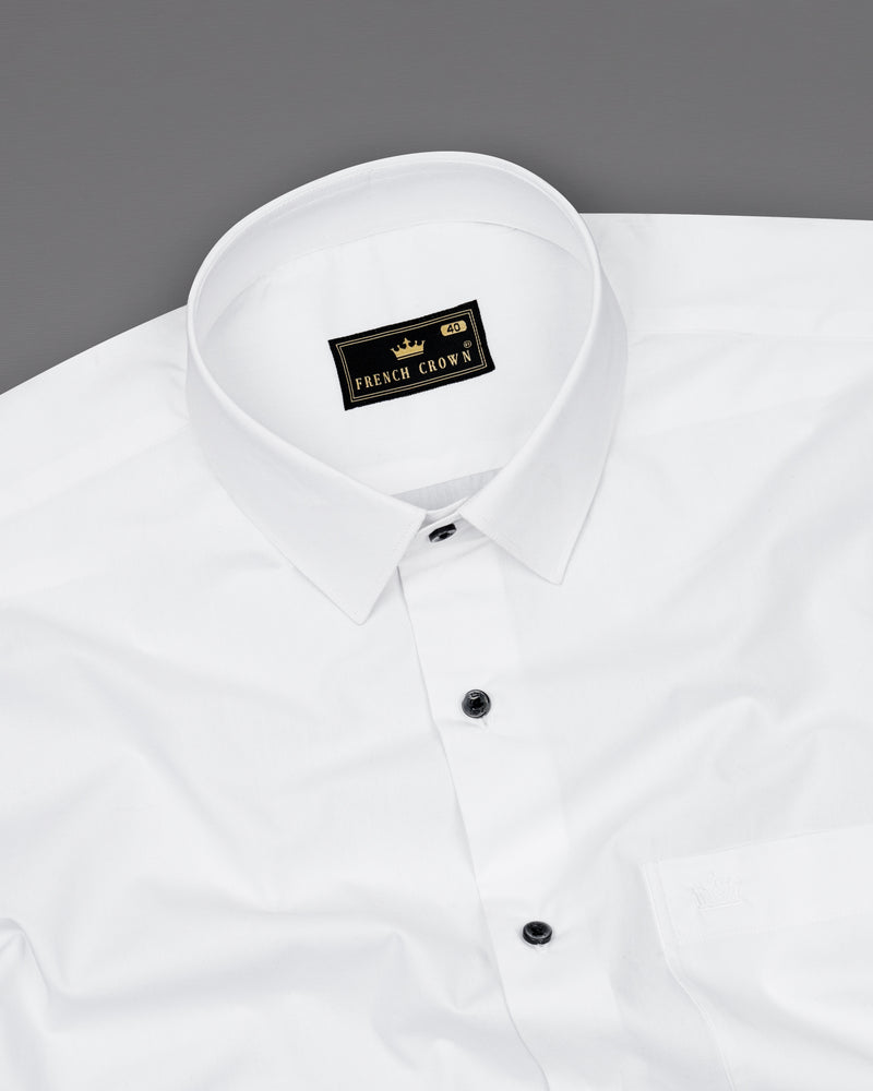 Bright White Premium Cotton Shirt