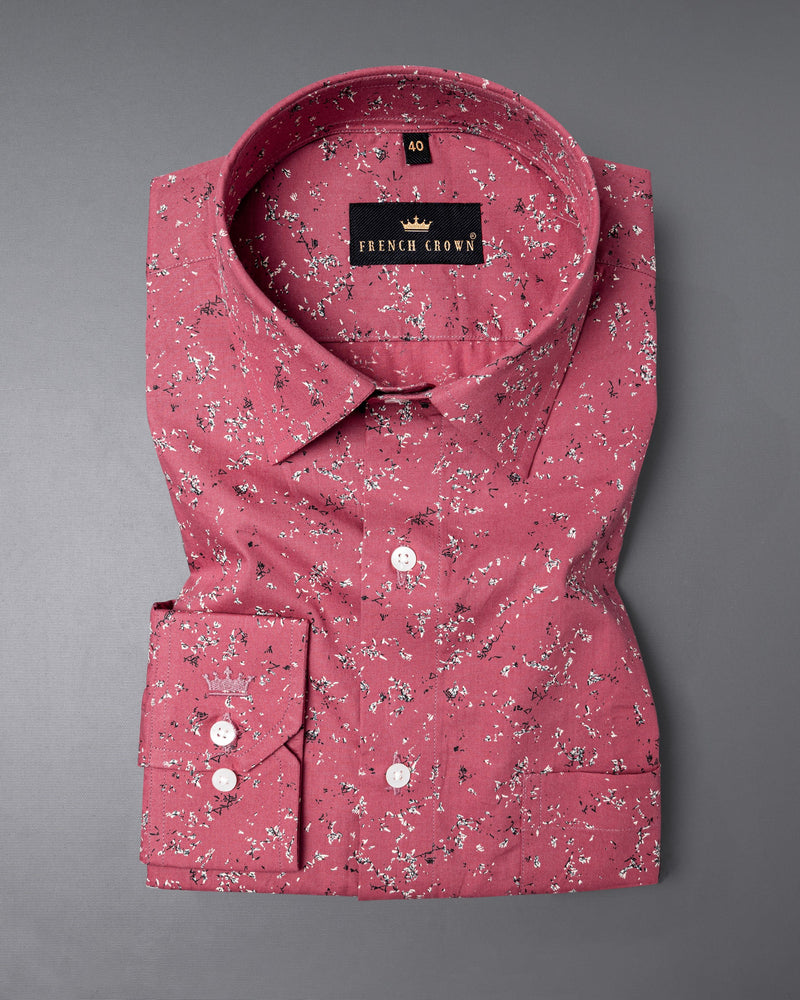 Contessa Pink Printed Premium Cotton Shirt 5636-38, 5636-H-38, 5636-39, 5636-H-39, 5636-40, 5636-H-40, 5636-42, 5636-H-42, 5636-44, 5636-H-44, 5636-46, 5636-H-46, 5636-48, 5636-H-48, 5636-50, 5636-H-50, 5636-52, 5636-H-52
