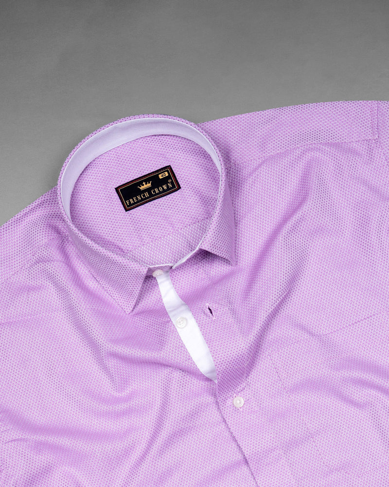 Light Wisteria purple Dobby Textured Premium Giza Cotton Shirt 5642-CLOTH-P-38, 5642-CLOTH-P-H-38, 5642-CLOTH-P-39, 5642-CLOTH-P-H-39, 5642-CLOTH-P-40, 5642-CLOTH-P-H-40, 5642-CLOTH-P-42, 5642-CLOTH-P-H-42, 5642-CLOTH-P-44, 5642-CLOTH-P-H-44, 5642-CLOTH-P-46, 5642-CLOTH-P-H-46, 5642-CLOTH-P-48, 5642-CLOTH-P-H-48, 5642-CLOTH-P-50, 5642-CLOTH-P-H-50, 5642-CLOTH-P-52, 5642-CLOTH-P-H-52