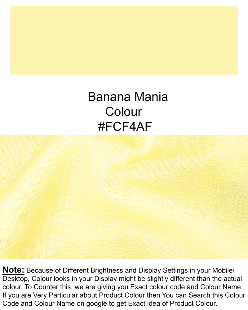 Banana Mania Yellow Luxurious Linen Shirt 5722-M-38, 5722-M-H-38, 5722-M-39, 5722-M-H-39, 5722-M-40, 5722-M-H-40, 5722-M-42, 5722-M-H-42, 5722-M-44, 5722-M-H-44, 5722-M-46, 5722-M-H-46, 5722-M-48, 5722-M-H-48, 5722-M-50, 5722-M-H-50, 5722-M-52, 5722-M-H-52