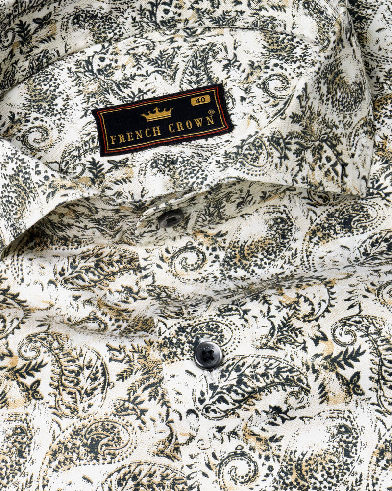 White Smoke Paisley Printed Premium Satin Shirt 5736-CA-BLK-38, 5736-CA-BLK-H-38, 5736-CA-BLK-39, 5736-CA-BLK-H-39, 5736-CA-BLK-40, 5736-CA-BLK-H-40, 5736-CA-BLK-42, 5736-CA-BLK-H-42, 5736-CA-BLK-44, 5736-CA-BLK-H-44, 5736-CA-BLK-46, 5736-CA-BLK-H-46, 5736-CA-BLK-48, 5736-CA-BLK-H-48, 5736-CA-BLK-50, 5736-CA-BLK-H-50, 5736-CA-BLK-52, 5736-CA-BLK-H-52