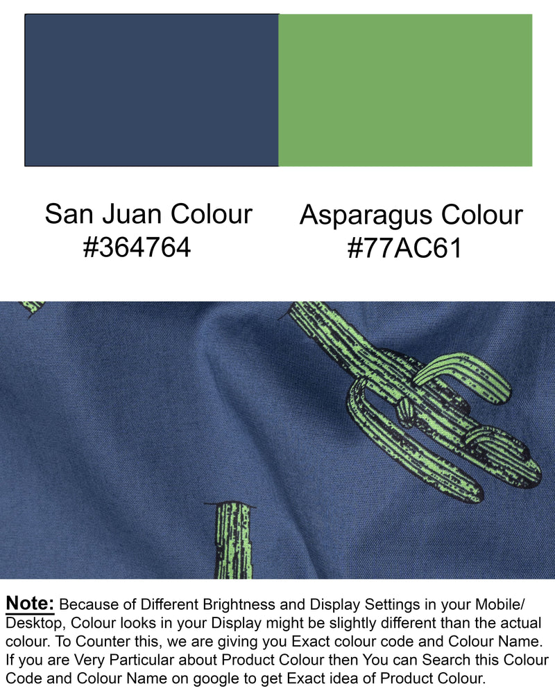 San Juan Blue Cactus Printed Premium Cotton Kurta Shirt 5787-KS-38, 5787-KS-H-38, 5787-KS-39, 5787-KS-H-39, 5787-KS-40, 5787-KS-H-40, 5787-KS-42, 5787-KS-H-42, 5787-KS-44, 5787-KS-H-44, 5787-KS-46, 5787-KS-H-46, 5787-KS-48, 5787-KS-H-48, 5787-KS-50, 5787-KS-H-50, 5787-KS-52, 5787-KS-H-52