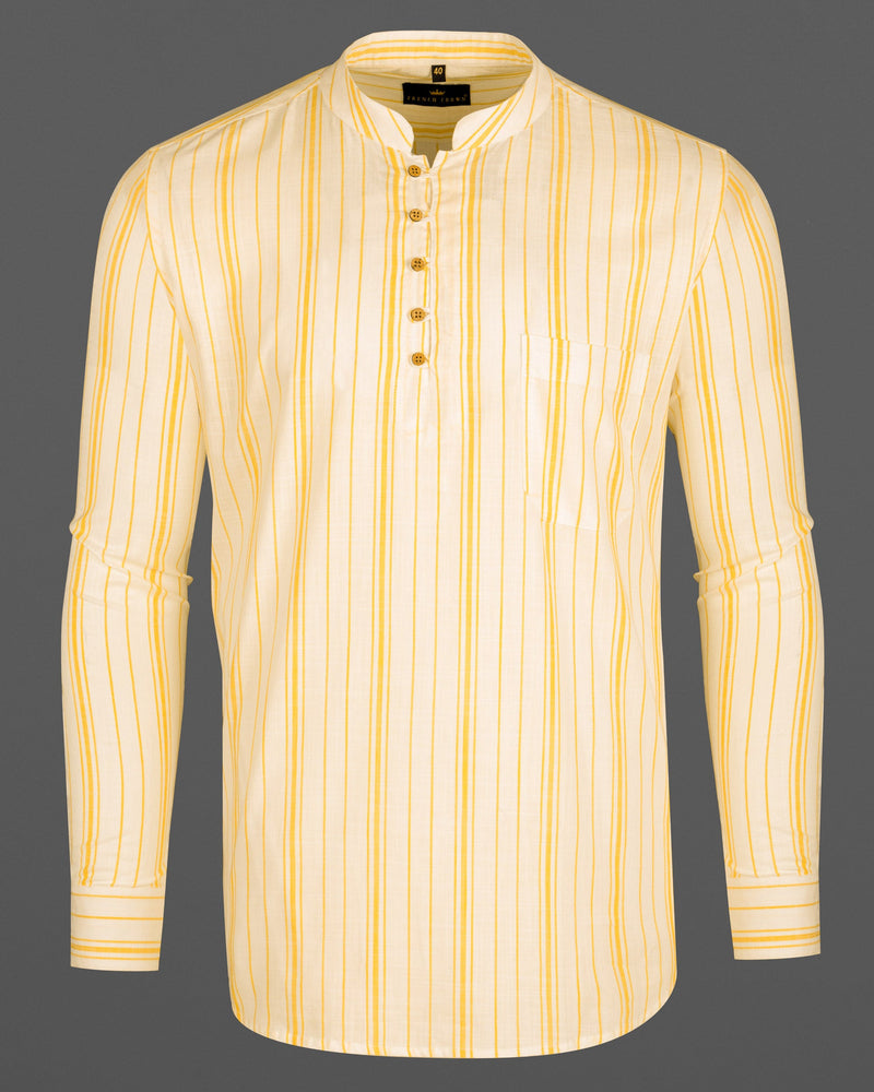 Albescent White with Goldenrod Striped Luxurious Linen Shirt 5813-KS-38, 5813-KS-H-38, 5813-KS-39, 5813-KS-H-39, 5813-KS-40, 5813-KS-H-40, 5813-KS-42, 5813-KS-H-42, 5813-KS-44, 5813-KS-H-44, 5813-KS-46, 5813-KS-H-46, 5813-KS-48, 5813-KS-H-48, 5813-KS-50, 5813-KS-H-50, 5813-KS-52, 5813-KS-H-52