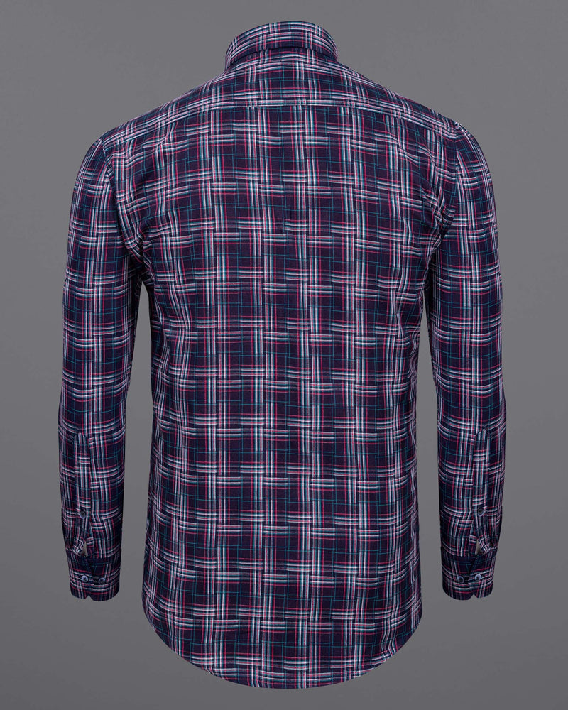 Pacific Blue and Lipstick Red Plaid Twill Textured Premium Cotton Shirt 5828-BLE-38, 5828-BLE-H-38, 5828-BLE-39, 5828-BLE-H-39, 5828-BLE-40, 5828-BLE-H-40, 5828-BLE-42, 5828-BLE-H-42, 5828-BLE-44, 5828-BLE-H-44, 5828-BLE-46, 5828-BLE-H-46, 5828-BLE-48, 5828-BLE-H-48, 5828-BLE-50, 5828-BLE-H-50, 5828-BLE-52, 5828-BLE-H-52