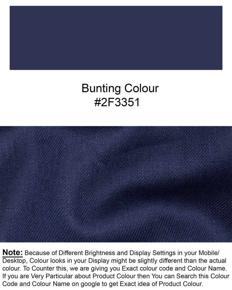 Bunting Blue Luxurious Linen Shirt 5833-M-38, 5833-M-H-38, 5833-M-39, 5833-M-H-39, 5833-M-40, 5833-M-H-40, 5833-M-42, 5833-M-H-42, 5833-M-44, 5833-M-H-44, 5833-M-46, 5833-M-H-46, 5833-M-48, 5833-M-H-48, 5833-M-50, 5833-M-H-50, 5833-M-52, 5833-M-H-52