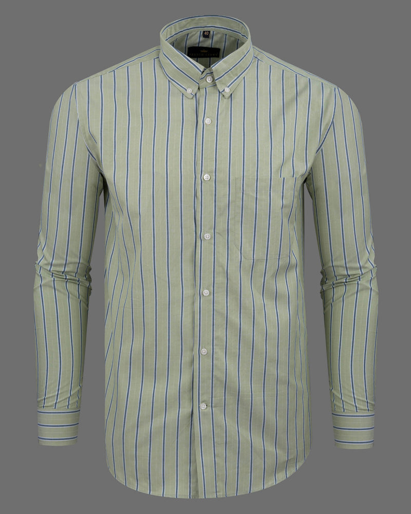 Green Spring Striped Premium Cotton Shirt 5853-BD-38, 5853-BD-H-38, 5853-BD-39, 5853-BD-H-39, 5853-BD-40, 5853-BD-H-40, 5853-BD-42, 5853-BD-H-42, 5853-BD-44, 5853-BD-H-44, 5853-BD-46, 5853-BD-H-46, 5853-BD-48, 5853-BD-H-48, 5853-BD-50, 5853-BD-H-50, 5853-BD-52, 5853-BD-H-52