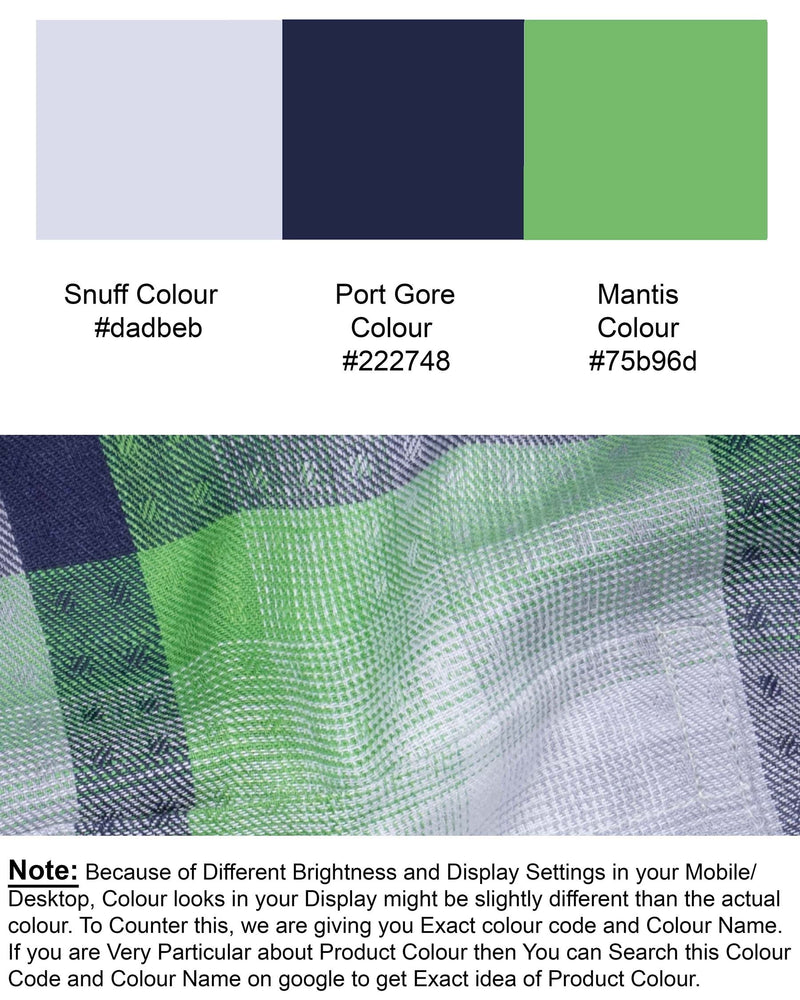 Blue and Mantis Green Twill Windowpane Premium Cotton Shirt 5861-BLE-38, 5861-BLE-H-38, 5861-BLE-39, 5861-BLE-H-39, 5861-BLE-40, 5861-BLE-H-40, 5861-BLE-42, 5861-BLE-H-42, 5861-BLE-44, 5861-BLE-H-44, 5861-BLE-46, 5861-BLE-H-46, 5861-BLE-48, 5861-BLE-H-48, 5861-BLE-50, 5861-BLE-H-50, 5861-BLE-52, 5861-BLE-H-52