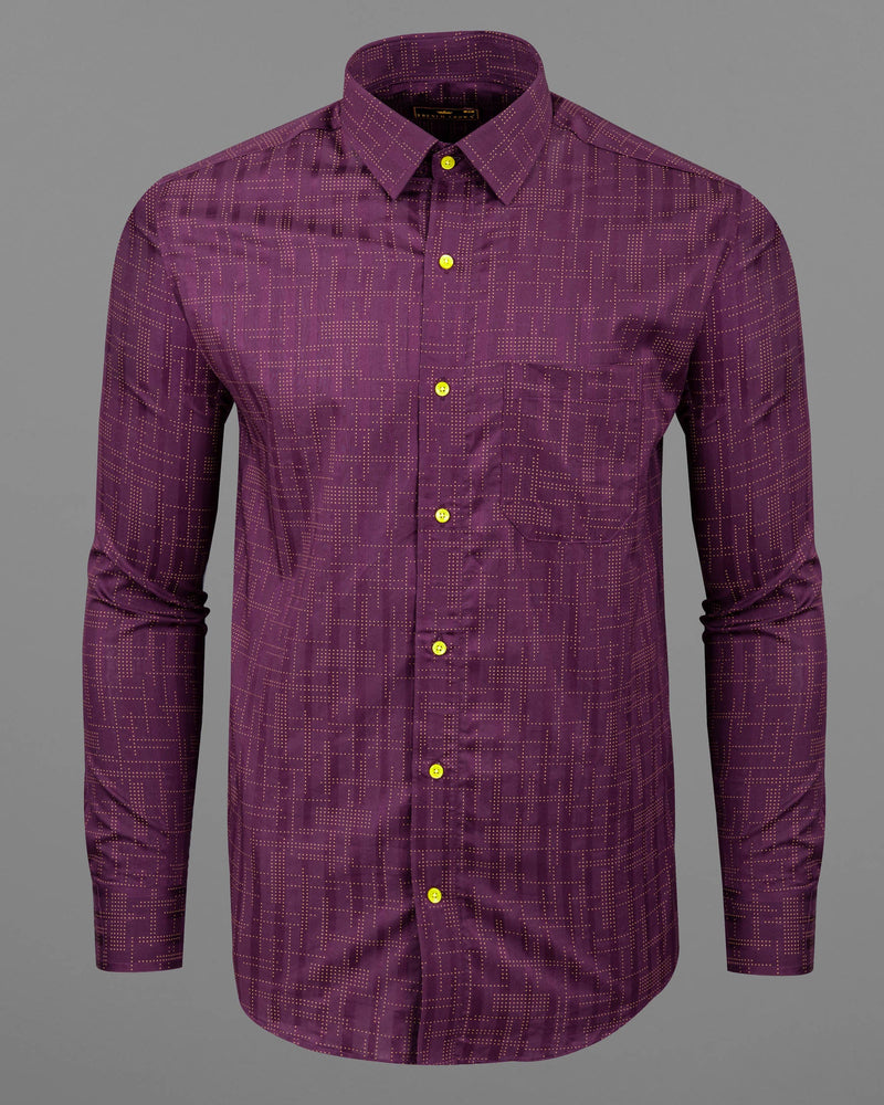 Finn Purple with Bright Yellow Buttoned Dobby Textured Premium Giza Cotton Shirt 5902-YL-38, 5902-YL-H-38, 5902-YL-39, 5902-YL-H-39, 5902-YL-40, 5902-YL-H-40, 5902-YL-42, 5902-YL-H-42, 5902-YL-44, 5902-YL-H-44, 5902-YL-46, 5902-YL-H-46, 5902-YL-48, 5902-YL-H-48, 5902-YL-50, 5902-YL-H-50, 5902-YL-52, 5902-YL-H-52