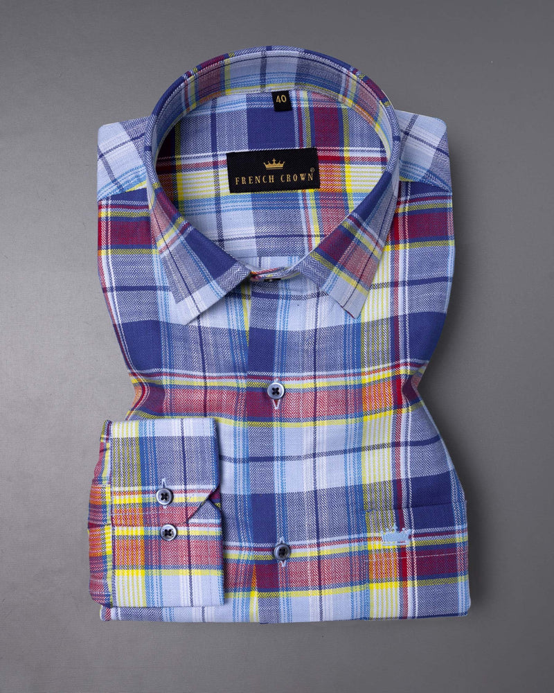 Ship Cove Blue and Mexican Red Plaid Herringbone Shirt 5930-BLE-38, 5930-BLE-H-38, 5930-BLE-39, 5930-BLE-H-39, 5930-BLE-40, 5930-BLE-H-40, 5930-BLE-42, 5930-BLE-H-42, 5930-BLE-44, 5930-BLE-H-44, 5930-BLE-46, 5930-BLE-H-46, 5930-BLE-48, 5930-BLE-H-48, 5930-BLE-50, 5930-BLE-H-50, 5930-BLE-52, 5930-BLE-H-52