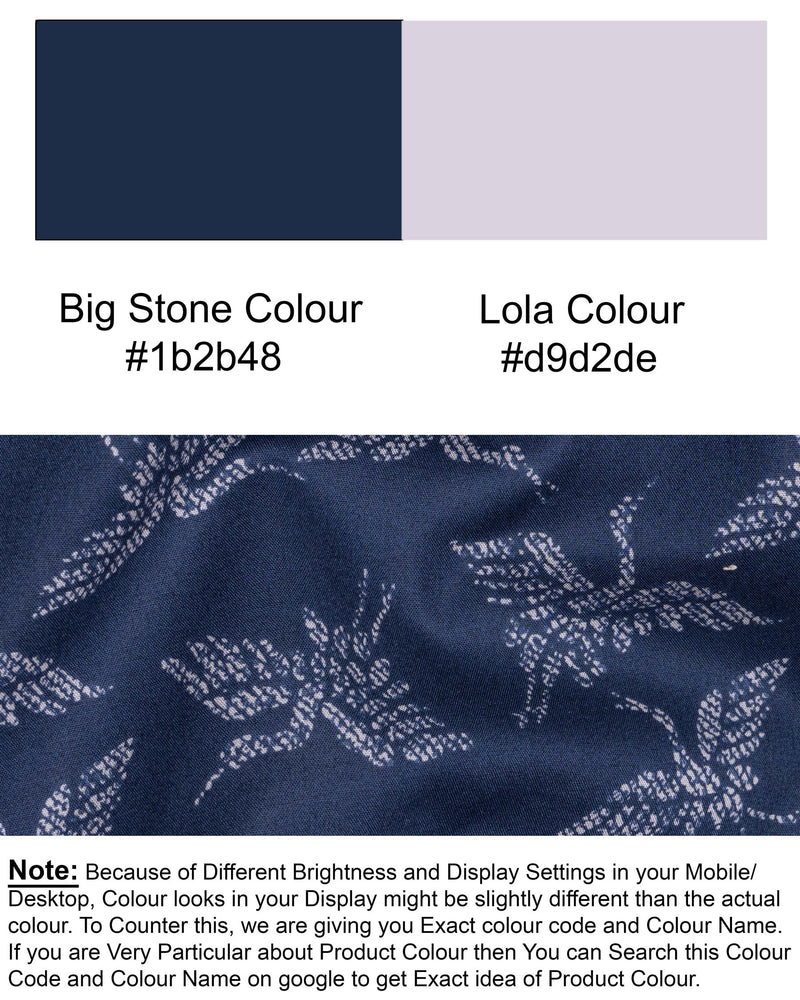 Big Stone Blue Birds Printed Super Soft Premium Cotton Shirt 5941-BLE-38, 5941-BLE-H-38, 5941-BLE-39, 5941-BLE-H-39, 5941-BLE-40, 5941-BLE-H-40, 5941-BLE-42, 5941-BLE-H-42, 5941-BLE-44, 5941-BLE-H-44, 5941-BLE-46, 5941-BLE-H-46, 5941-BLE-48, 5941-BLE-H-48, 5941-BLE-50, 5941-BLE-H-50, 5941-BLE-52, 5941-BLE-H-52