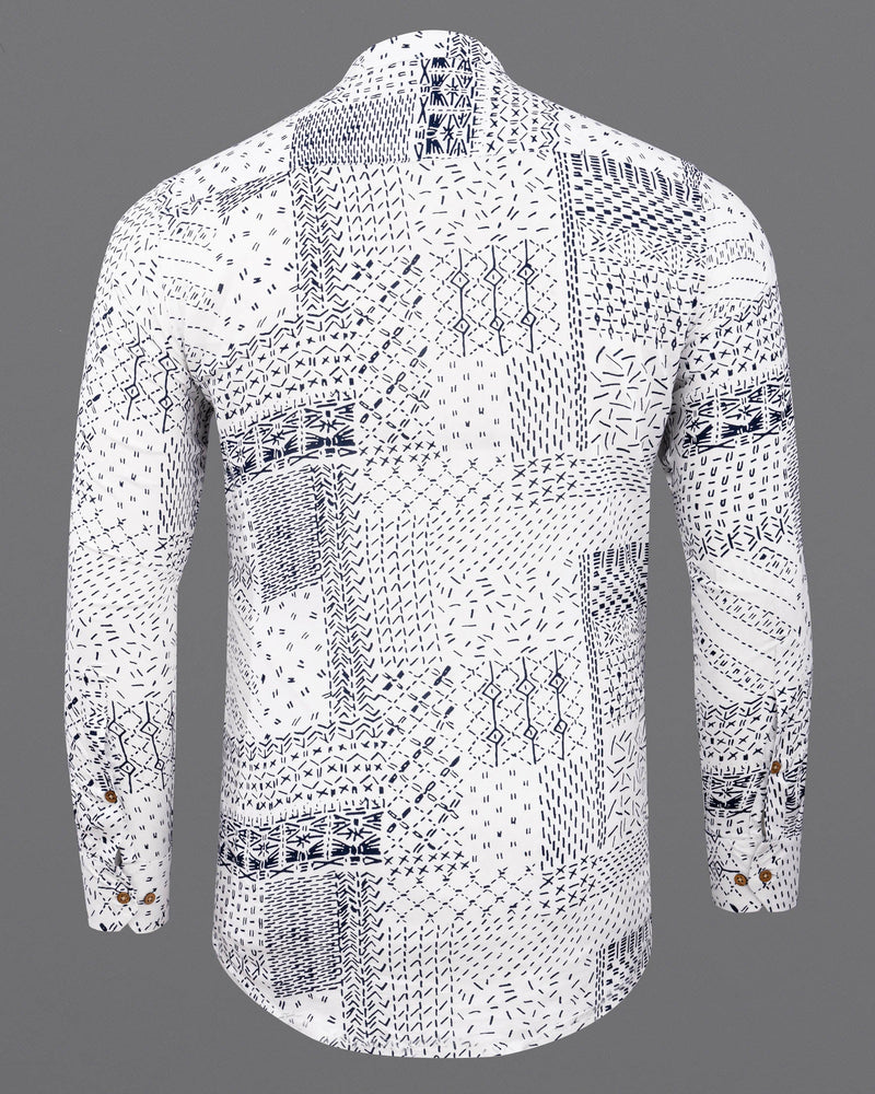 Bright White Quirky Printed Premium Tencel Kurta Shirt 5946-KS-38, 5946-KS-H-38, 5946-KS-39, 5946-KS-H-39, 5946-KS-40, 5946-KS-H-40, 5946-KS-42, 5946-KS-H-42, 5946-KS-44, 5946-KS-H-44, 5946-KS-46, 5946-KS-H-46, 5946-KS-48, 5946-KS-H-48, 5946-KS-50, 5946-KS-H-50, 5946-KS-52, 5946-KS-H-52