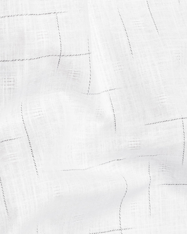 Bright White Printed Luxurious Linen Shirt 5956-38, 5956-H-38, 5956-39, 5956-H-39, 5956-40, 5956-H-40, 5956-42, 5956-H-42, 5956-44, 5956-H-44, 5956-46, 5956-H-46, 5956-48, 5956-H-48, 5956-50, 5956-H-50, 5956-52, 5956-H-52