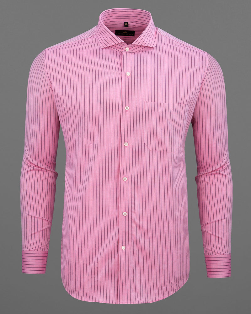 Pink Twill Striped Premium Cotton Shirt 5962-CA-38, 5962-CA-H-38, 5962-CA-39, 5962-CA-H-39, 5962-CA-40, 5962-CA-H-40, 5962-CA-42, 5962-CA-H-42, 5962-CA-44, 5962-CA-H-44, 5962-CA-46, 5962-CA-H-46, 5962-CA-48, 5962-CA-H-48, 5962-CA-50, 5962-CA-H-50, 5962-CA-52, 5962-CA-H-52