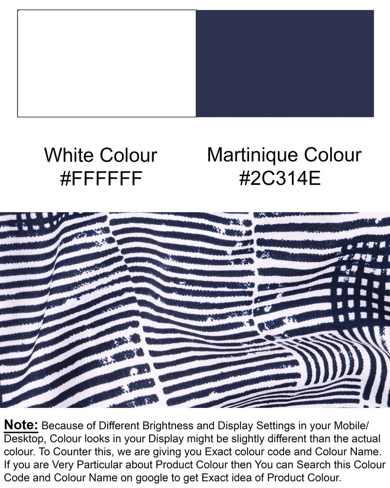 Bright White with Martinique Blue Printed Premium Tencel Shirt 5965-M-38, 5965-M-H-38, 5965-M-39, 5965-M-H-39, 5965-M-40, 5965-M-H-40, 5965-M-42, 5965-M-H-42, 5965-M-44, 5965-M-H-44, 5965-M-46, 5965-M-H-46, 5965-M-48, 5965-M-H-48, 5965-M-50, 5965-M-H-50, 5965-M-52, 5965-M-H-52