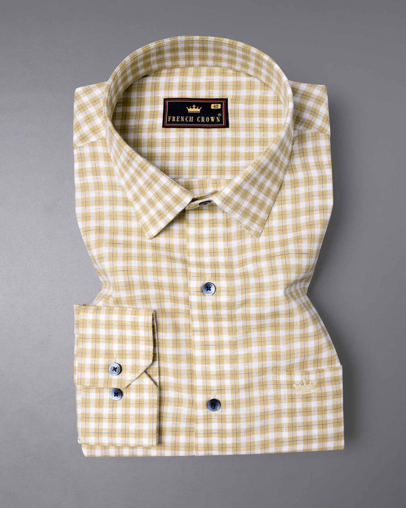 Off White with Calico Brown Plaid Luxurious Linen Shirt 5977-BLE-38, 5977-BLE-H-38, 5977-BLE-39, 5977-BLE-H-39, 5977-BLE-40, 5977-BLE-H-40, 5977-BLE-42, 5977-BLE-H-42, 5977-BLE-44, 5977-BLE-H-44, 5977-BLE-46, 5977-BLE-H-46, 5977-BLE-48, 5977-BLE-H-48, 5977-BLE-50, 5977-BLE-H-50, 5977-BLE-52, 5977-BLE-H-52
