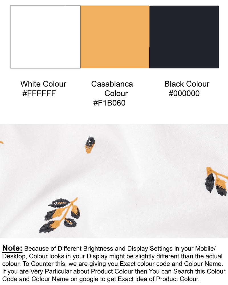 Bright White Twill Leaves Printed Premium Cotton Shirt 5991-BLK-38, 5991-BLK-H-38, 5991-BLK-39, 5991-BLK-H-39, 5991-BLK-40, 5991-BLK-H-40, 5991-BLK-42, 5991-BLK-H-42, 5991-BLK-44, 5991-BLK-H-44, 5991-BLK-46, 5991-BLK-H-46, 5991-BLK-48, 5991-BLK-H-48, 5991-BLK-50, 5991-BLK-H-50, 5991-BLK-52, 5991-BLK-H-52