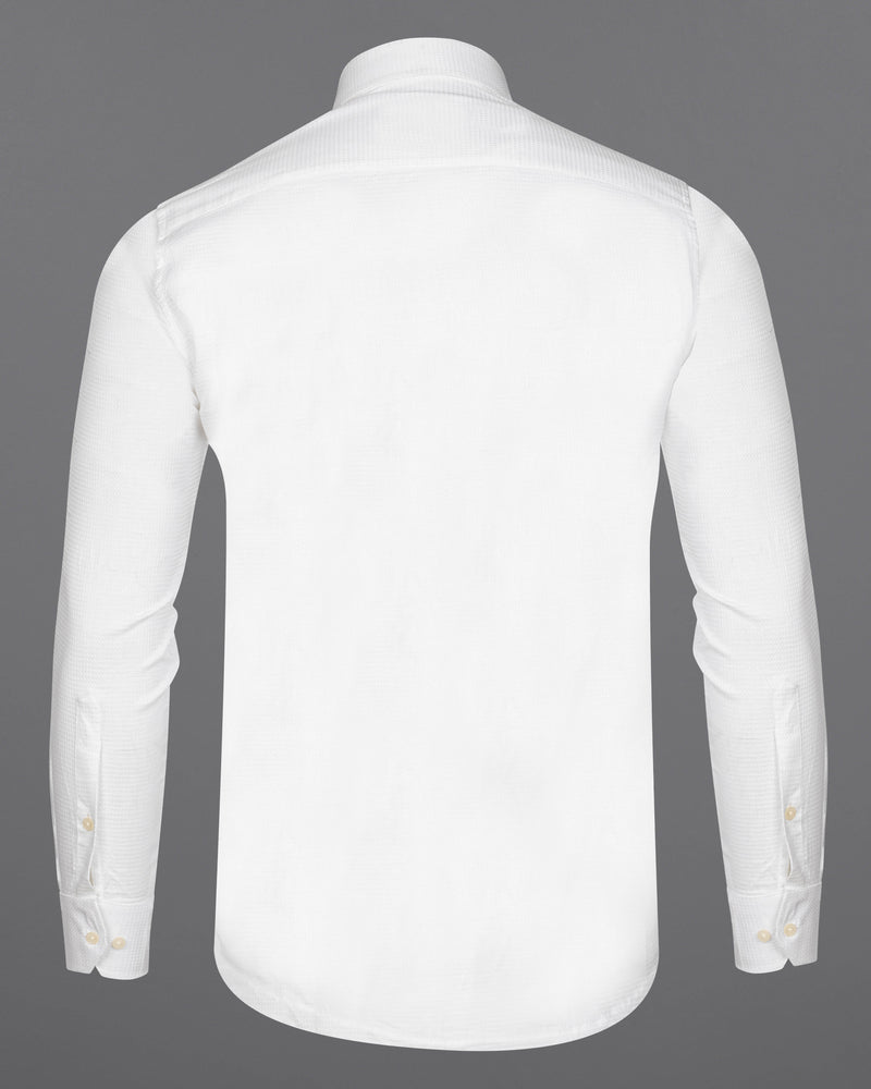Bright White Dobby Textured Premium Giza Cotton Embroidered Signature Shirt 6114-CA-E039-38, 6114-CA-E039-H-38, 6114-CA-E039-39, 6114-CA-E039-H-39, 6114-CA-E039-40, 6114-CA-E039-H-40, 6114-CA-E039-42, 6114-CA-E039-H-42, 6114-CA-E039-44, 6114-CA-E039-H-44, 6114-CA-E039-46, 6114-CA-E039-H-46, 6114-CA-E039-48, 6114-CA-E039-H-48, 6114-CA-E039-50, 6114-CA-E039-H-50, 6114-CA-E039-52, 6114-CA-E039-H-52