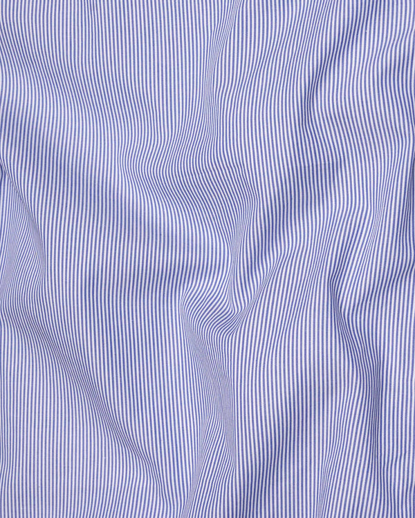 Wild Blue Yonder Pin Striped With White Collar Premium Cotton Shirt 6118-WCC-38, 6118-WCC-H-38, 6118-WCC-39, 6118-WCC-H-39, 6118-WCC-40, 6118-WCC-H-40, 6118-WCC-42, 6118-WCC-H-42, 6118-WCC-44, 6118-WCC-H-44, 6118-WCC-46, 6118-WCC-H-46, 6118-WCC-48, 6118-WCC-H-48, 6118-WCC-50, 6118-WCC-H-50, 6118-WCC-52, 6118-WCC-H-52