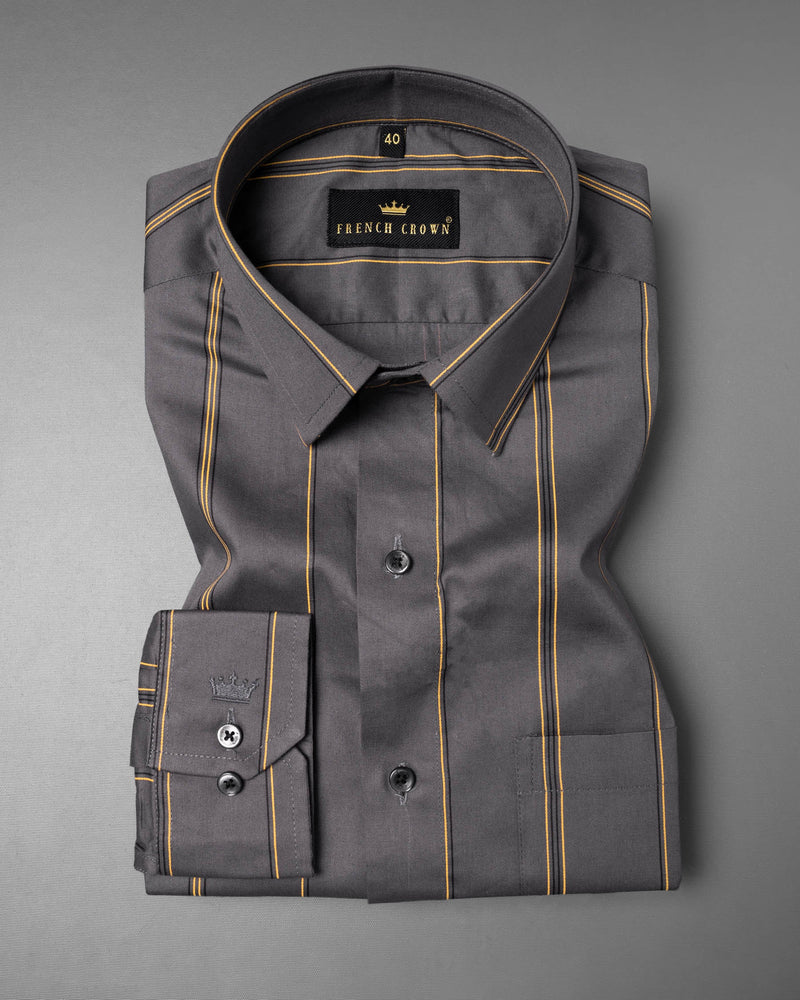 Fuscous Gray Striped Royal Oxford Shirt 6122-BLK-38, 6122-BLK-H-38, 6122-BLK-39, 6122-BLK-H-39, 6122-BLK-40, 6122-BLK-H-40, 6122-BLK-42, 6122-BLK-H-42, 6122-BLK-44, 6122-BLK-H-44, 6122-BLK-46, 6122-BLK-H-46, 6122-BLK-48, 6122-BLK-H-48, 6122-BLK-50, 6122-BLK-H-50, 6122-BLK-52, 6122-BLK-H-52