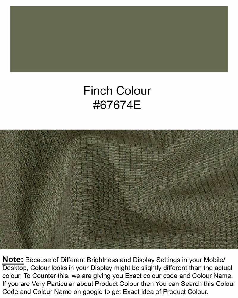 Finch Green Striped Royal Oxford OverShirt 6176-M-OS-38, 6176-M-OS-H-38, 6176-M-OS-39, 6176-M-OS-H-39, 6176-M-OS-40, 6176-M-OS-H-40, 6176-M-OS-42, 6176-M-OS-H-42, 6176-M-OS-44, 6176-M-OS-H-44, 6176-M-OS-46, 6176-M-OS-H-46, 6176-M-OS-48, 6176-M-OS-H-48, 6176-M-OS-50, 6176-M-OS-H-50, 6176-M-OS-52, 6176-M-OS-H-52