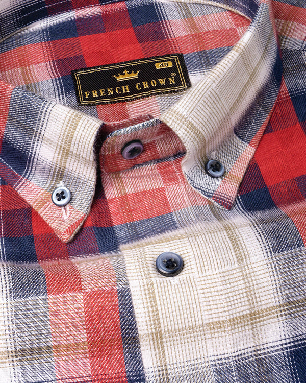 Quicksand and Alizarin Red Twill Plaid Premium Cotton Shirt 6217-BD-BLE-38, 6217-BD-BLE-H-38, 6217-BD-BLE-39, 6217-BD-BLE-H-39, 6217-BD-BLE-40, 6217-BD-BLE-H-40, 6217-BD-BLE-42, 6217-BD-BLE-H-42, 6217-BD-BLE-44, 6217-BD-BLE-H-44, 6217-BD-BLE-46, 6217-BD-BLE-H-46, 6217-BD-BLE-48, 6217-BD-BLE-H-48, 6217-BD-BLE-50, 6217-BD-BLE-H-50, 6217-BD-BLE-52, 6217-BD-BLE-H-52
