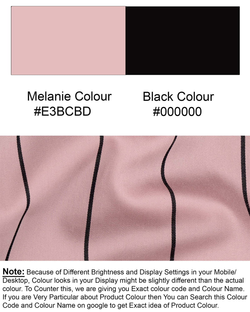 Melanie with Black Striped Super Soft Premium Cotton Shirt 6230-BLK-38, 6230-BLK-H-38, 6230-BLK-39, 6230-BLK-H-39, 6230-BLK-40, 6230-BLK-H-40, 6230-BLK-42, 6230-BLK-H-42, 6230-BLK-44, 6230-BLK-H-44, 6230-BLK-46, 6230-BLK-H-46, 6230-BLK-48, 6230-BLK-H-48, 6230-BLK-50, 6230-BLK-H-50, 6230-BLK-52, 6230-BLK-H-52